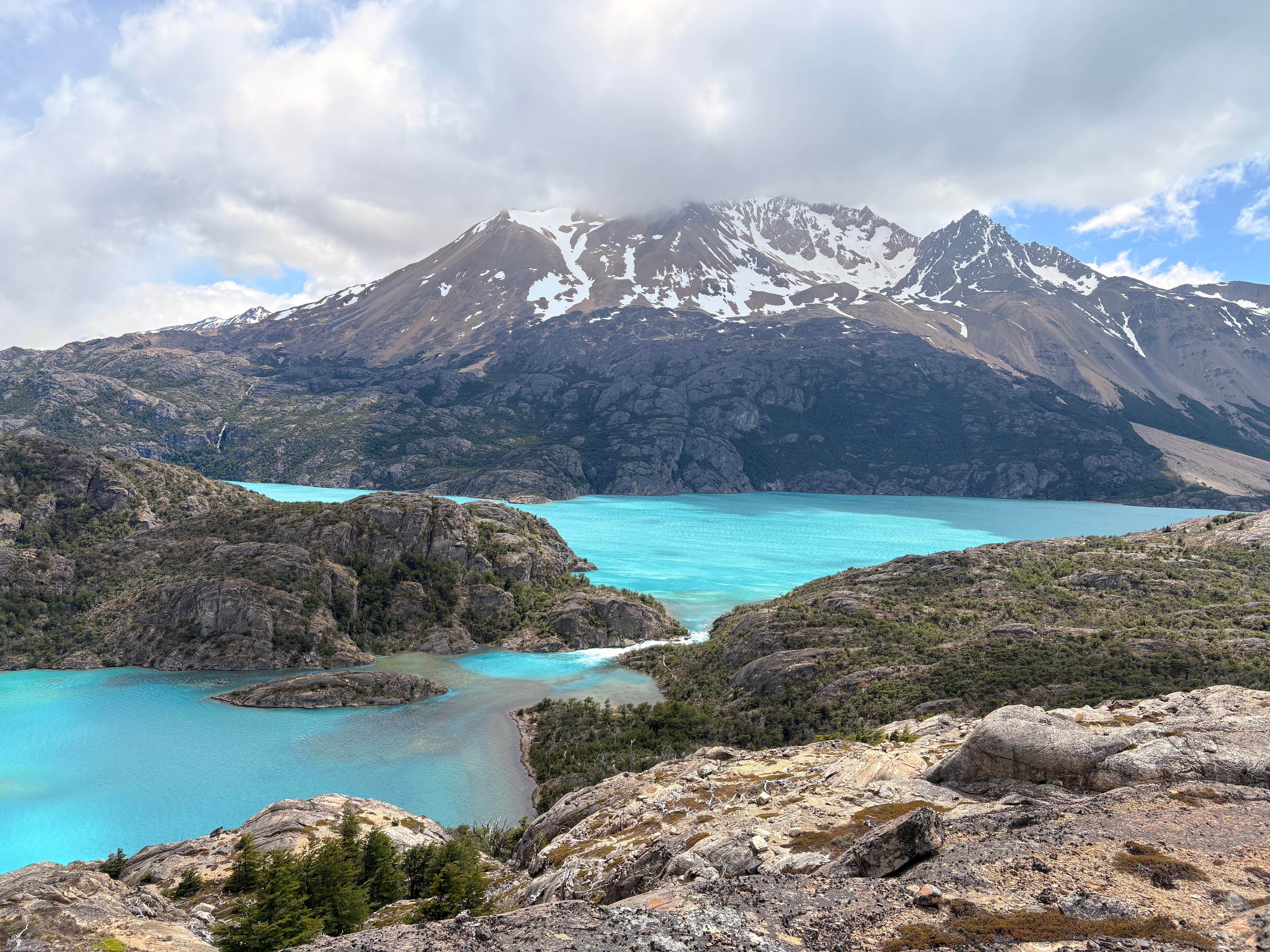 The expansive face of the Perito Moreno Glacier meeting the lake